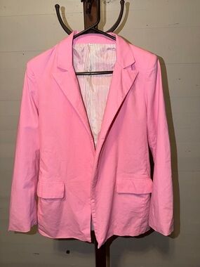 SHEIN Bubblegum Pink Women's Blazer